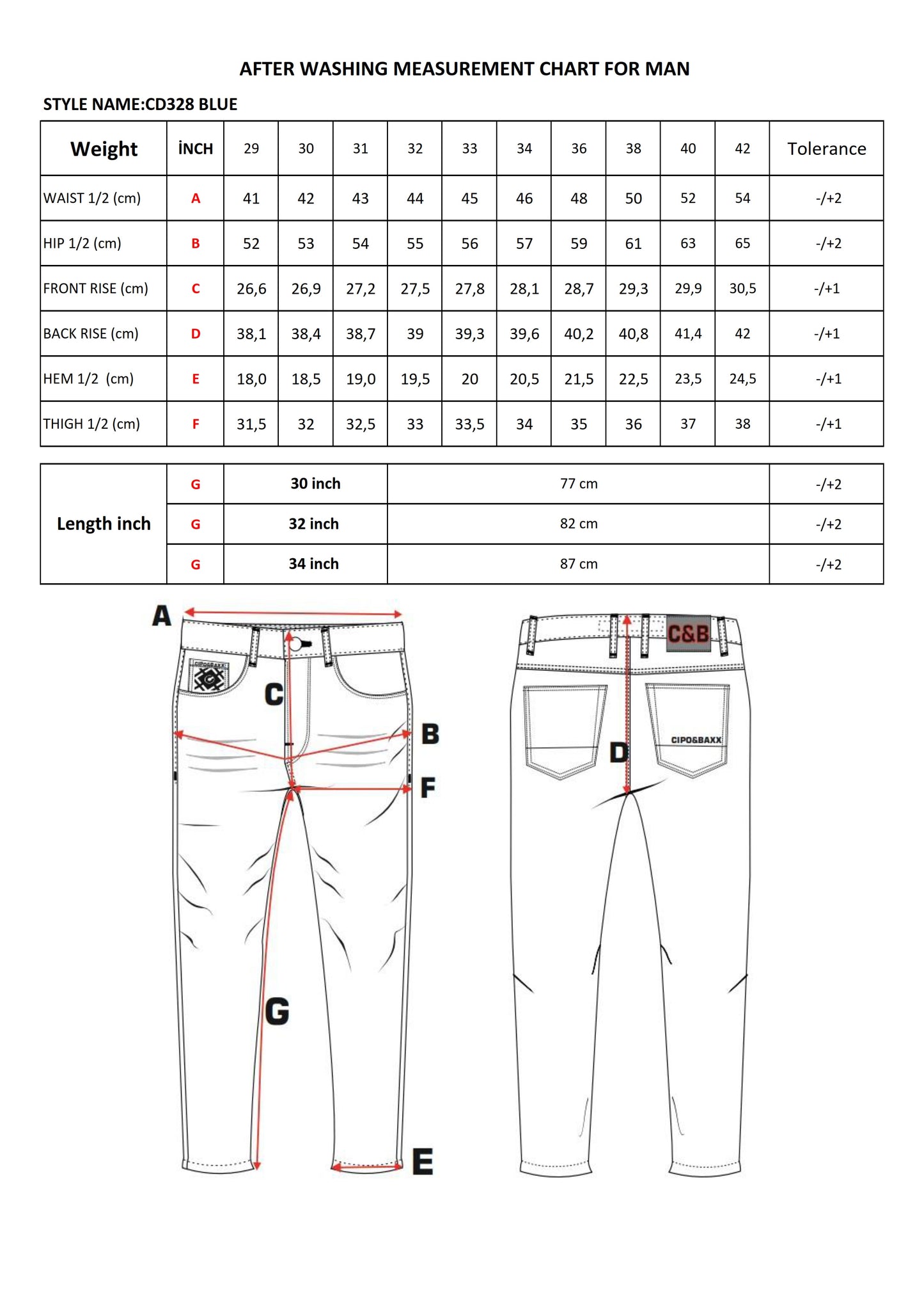 Cipo & Baxx JAY Herren Jeans Denim CD328