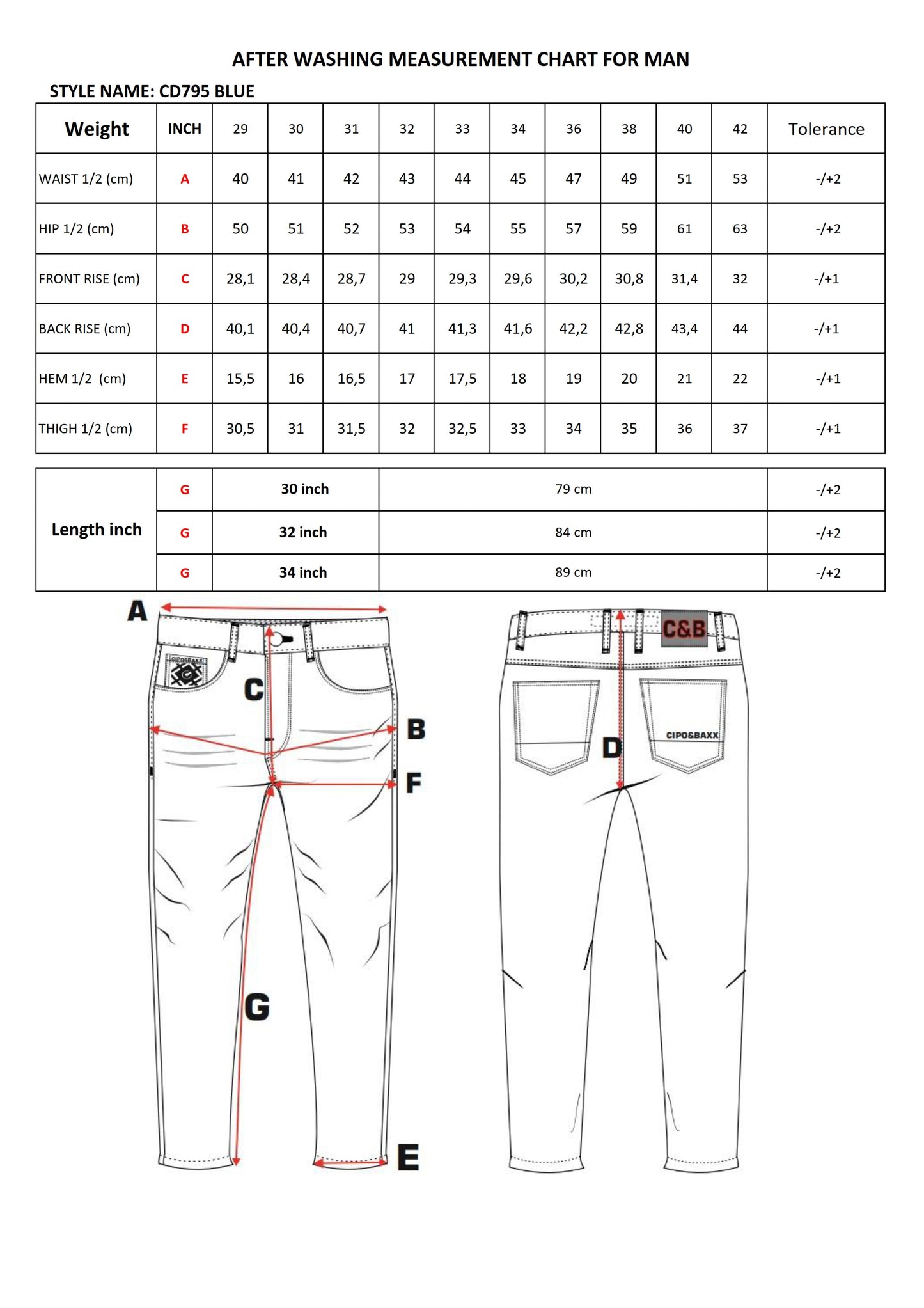 Cipo & Baxx CHAINS Herren Jeans Denim CD716