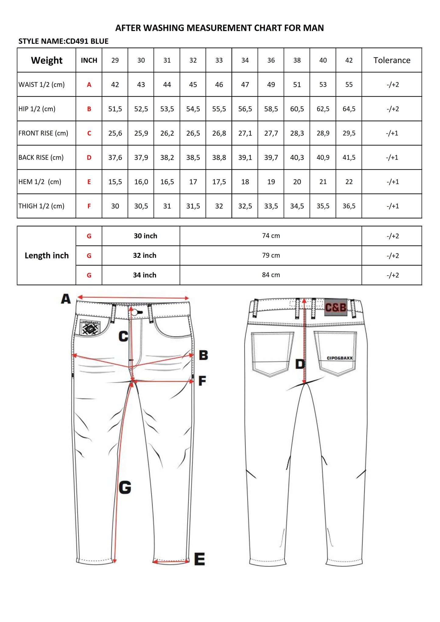 Cipo & Baxx CHICAGO Herren Jeans Denim CD491