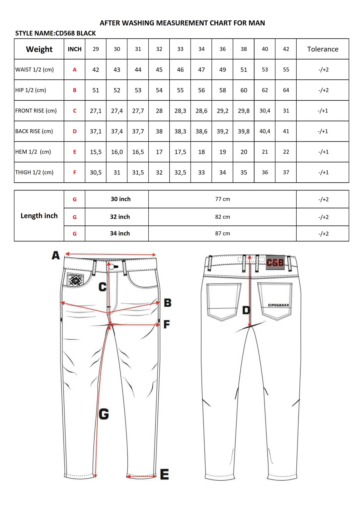 Cipo & Baxx MADDOX Herren Jeans Denim CD568 - Persvision