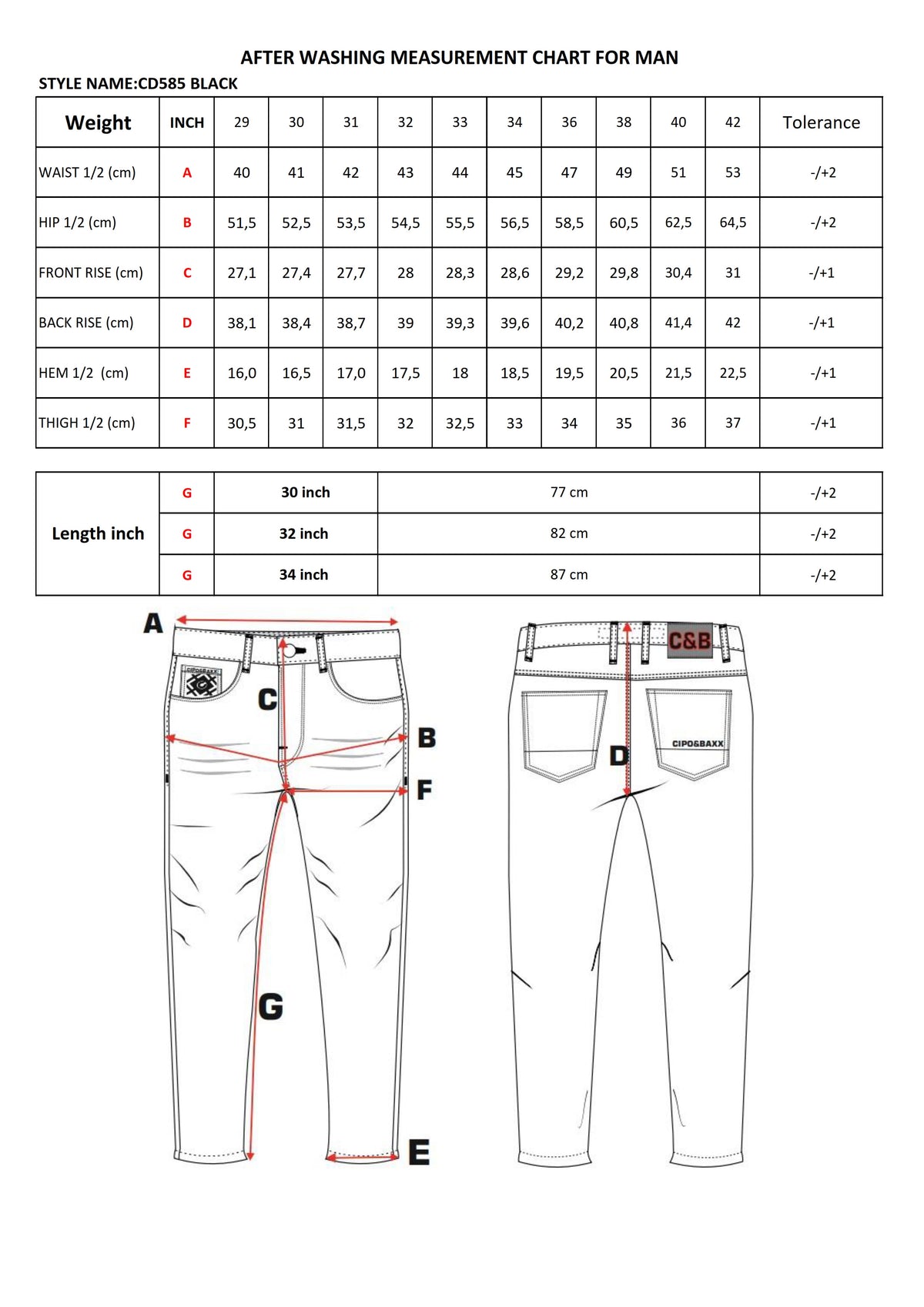 Cipo & Baxx MEXICALI Herren Jeans Denim CD585 - Persvision