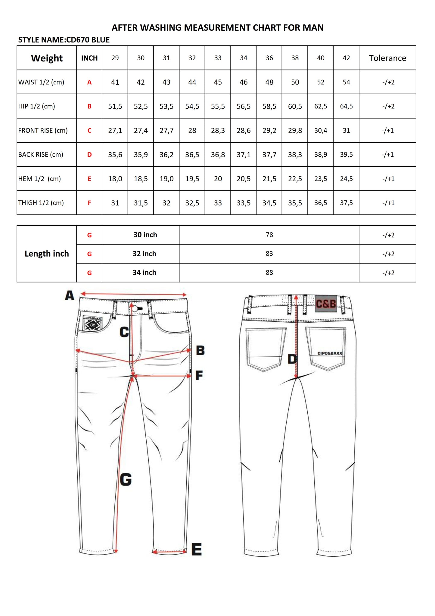 Cipo & Baxx COLUMBIA Herren Jeans Denim CD670