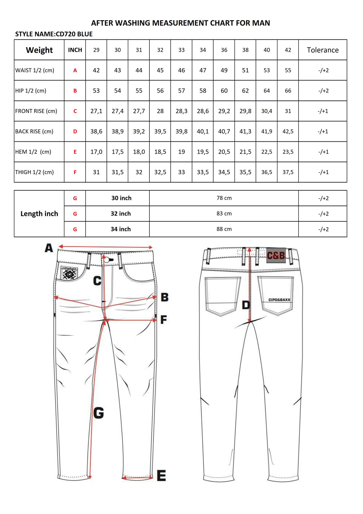 Cipo & Baxx NEON Herren Jeans Denim CD720 - Persvision