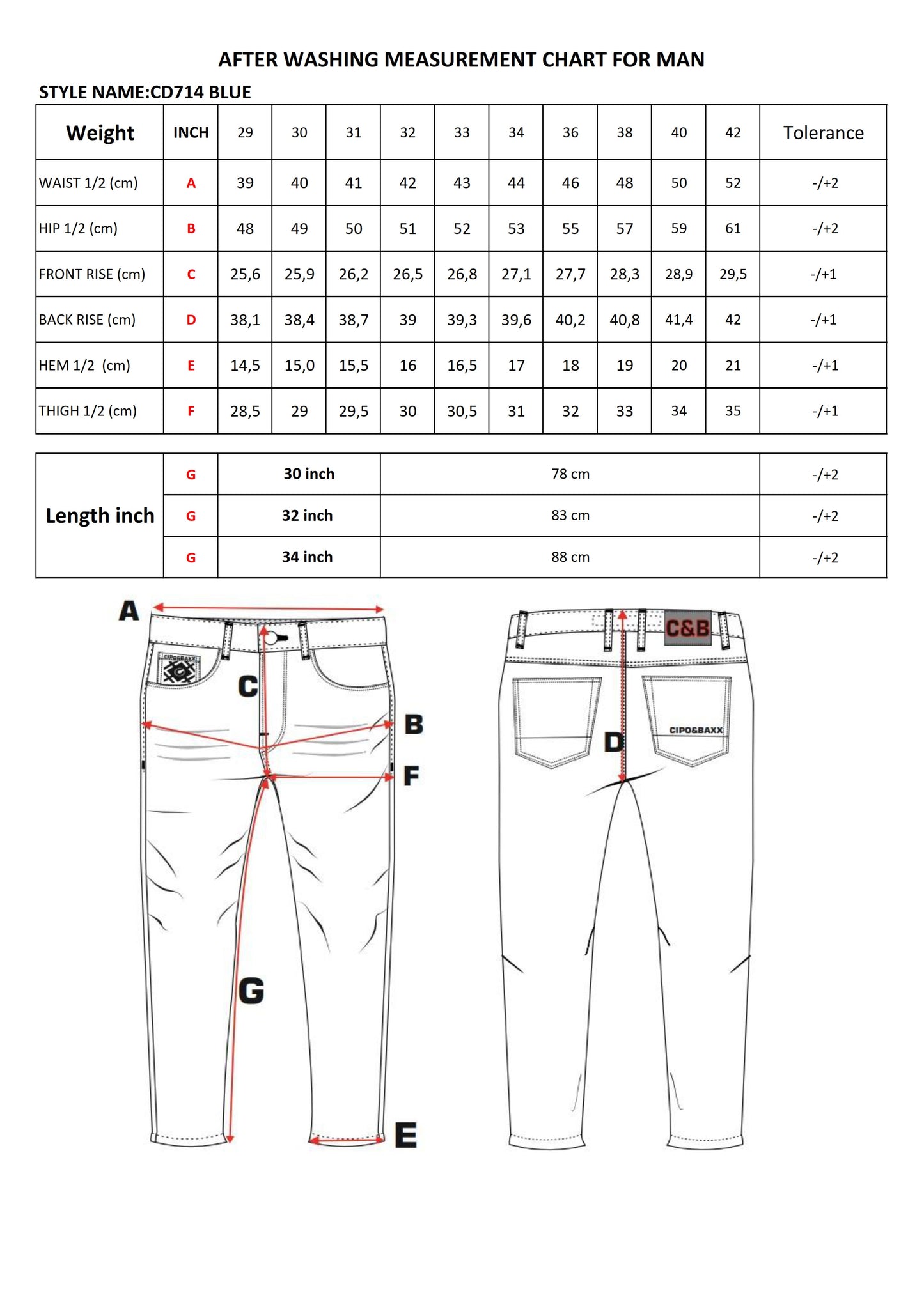 Cipo & Baxx BRITAIN Herren Jeans Denim CD714