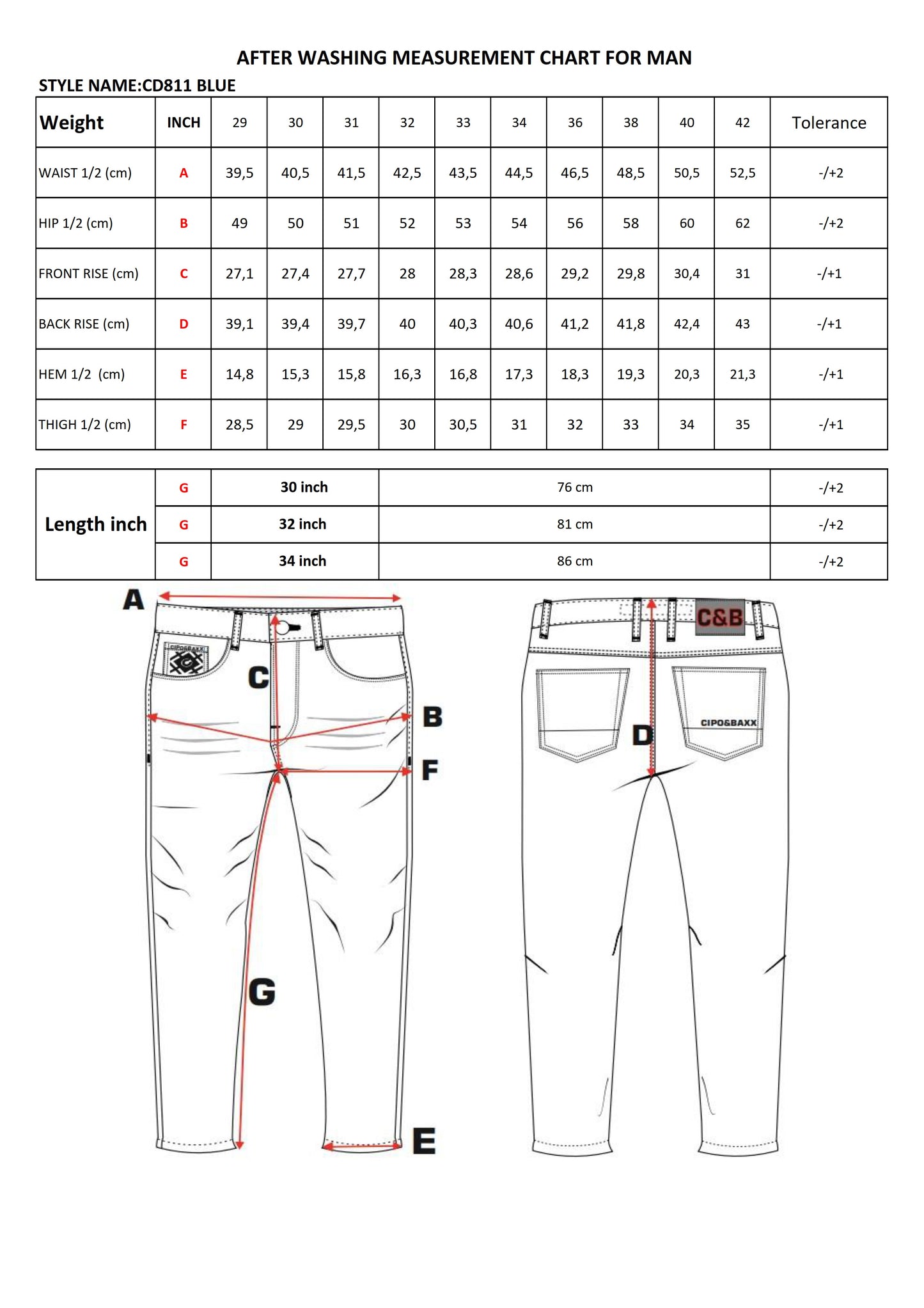 Cipo & Baxx ALAIN Herren Jeans Denim darkblue CD811