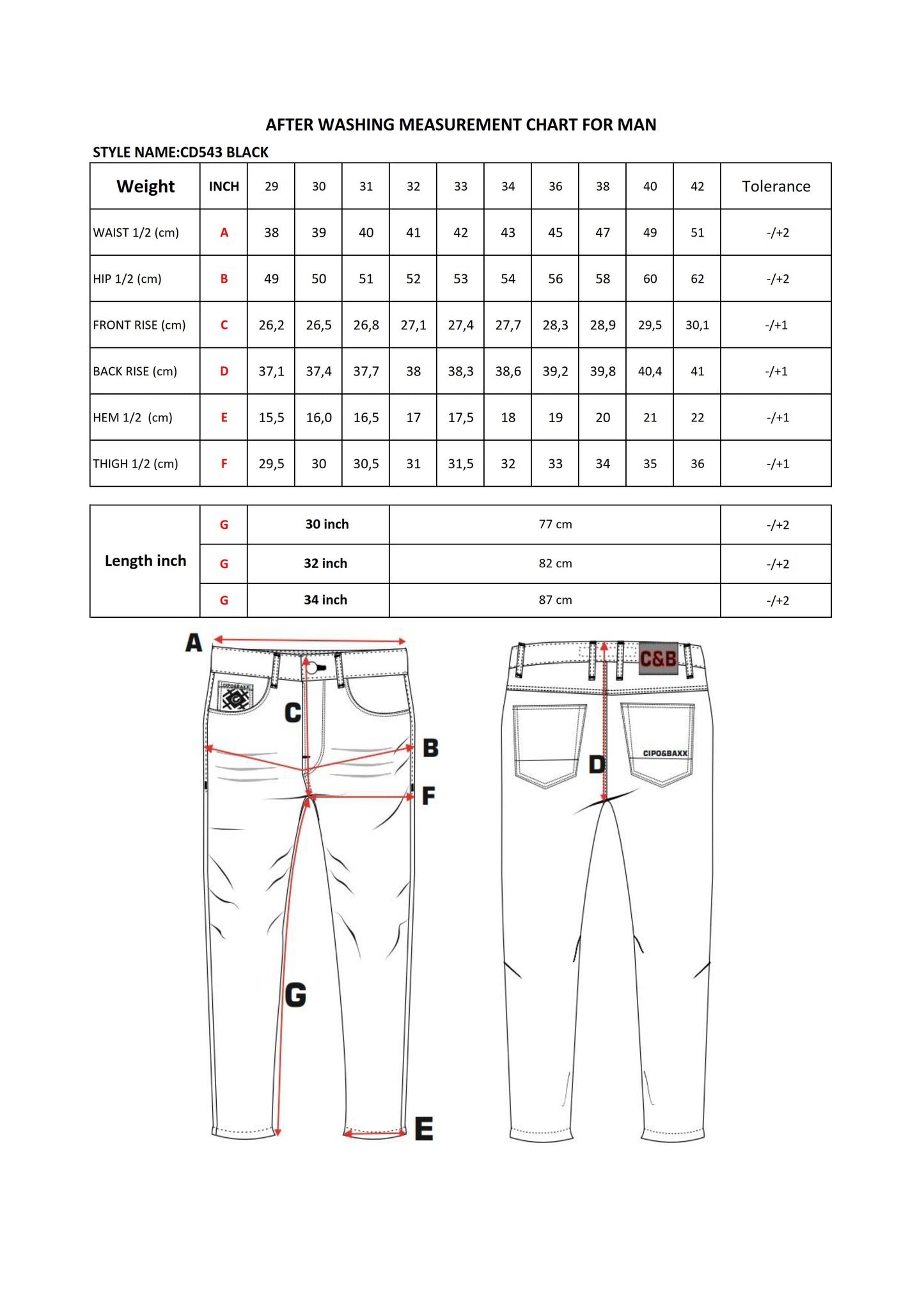 Cipo & Baxx ANTON Herren Jeans Denim CD543