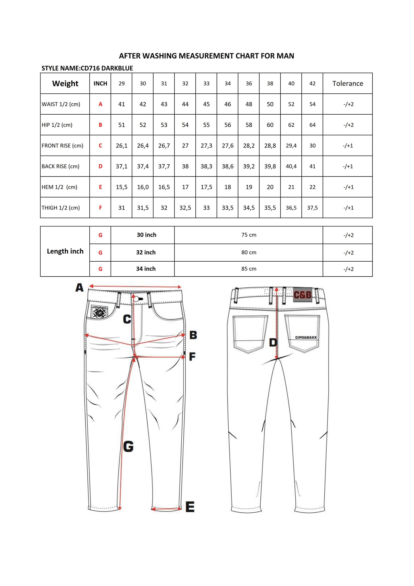 Cipo & Baxx CHAINS Herren Jeans Denim CD716