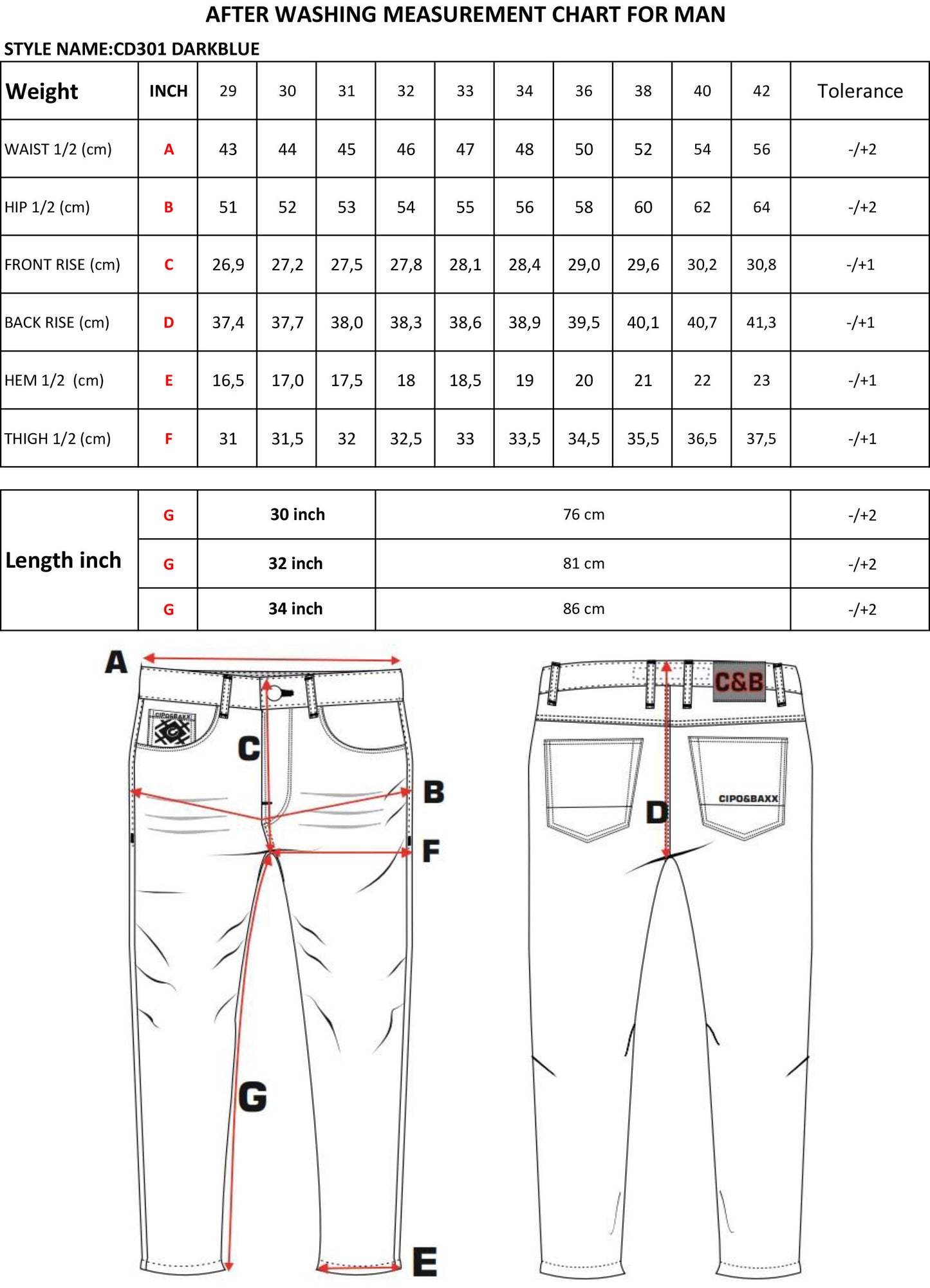 Cipo & Baxx PERFORMANCE Herren Jeans Denim CD301
