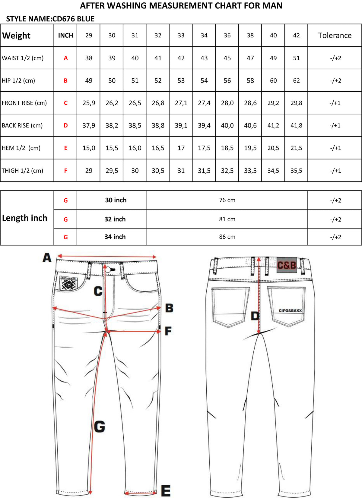Cipo & Baxx FLORENT Herren Jeans Denim CD676 - Persvision