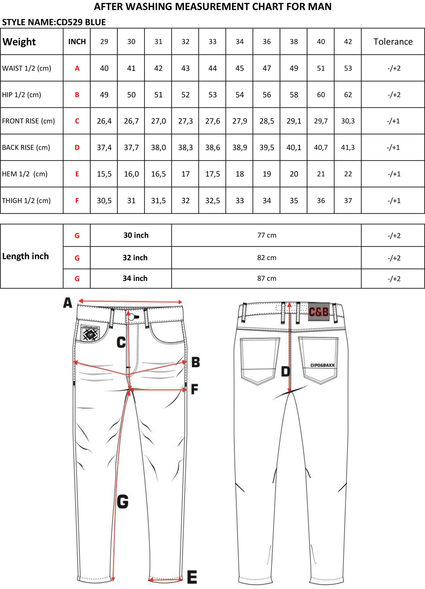 Cipo & Baxx BRIXTON Herren Jeans Denim CD529