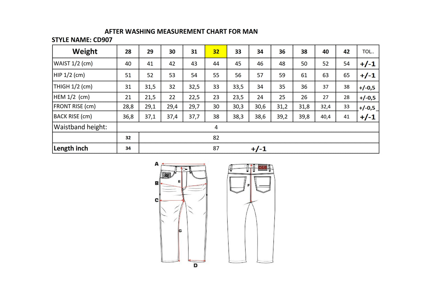 Cipo & Baxx COLWOOD Herren Baggy Jeans Denim CD907