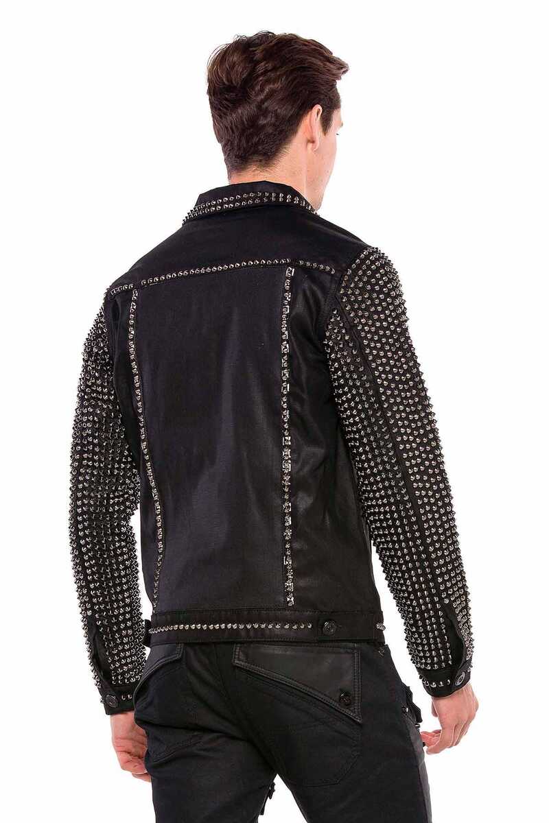 Cipo & Baxx JERMAINE Herren Biker Jeansjacke CJ249