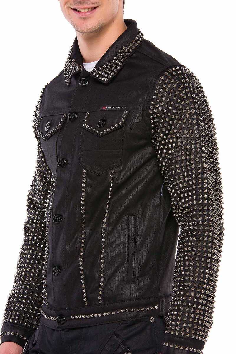 Cipo & Baxx JERMAINE Herren Biker Jeansjacke CJ249
