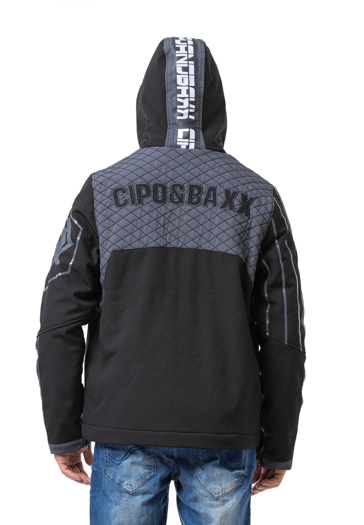 Cipo & Baxx GALIO Herren Jacke black CJ275