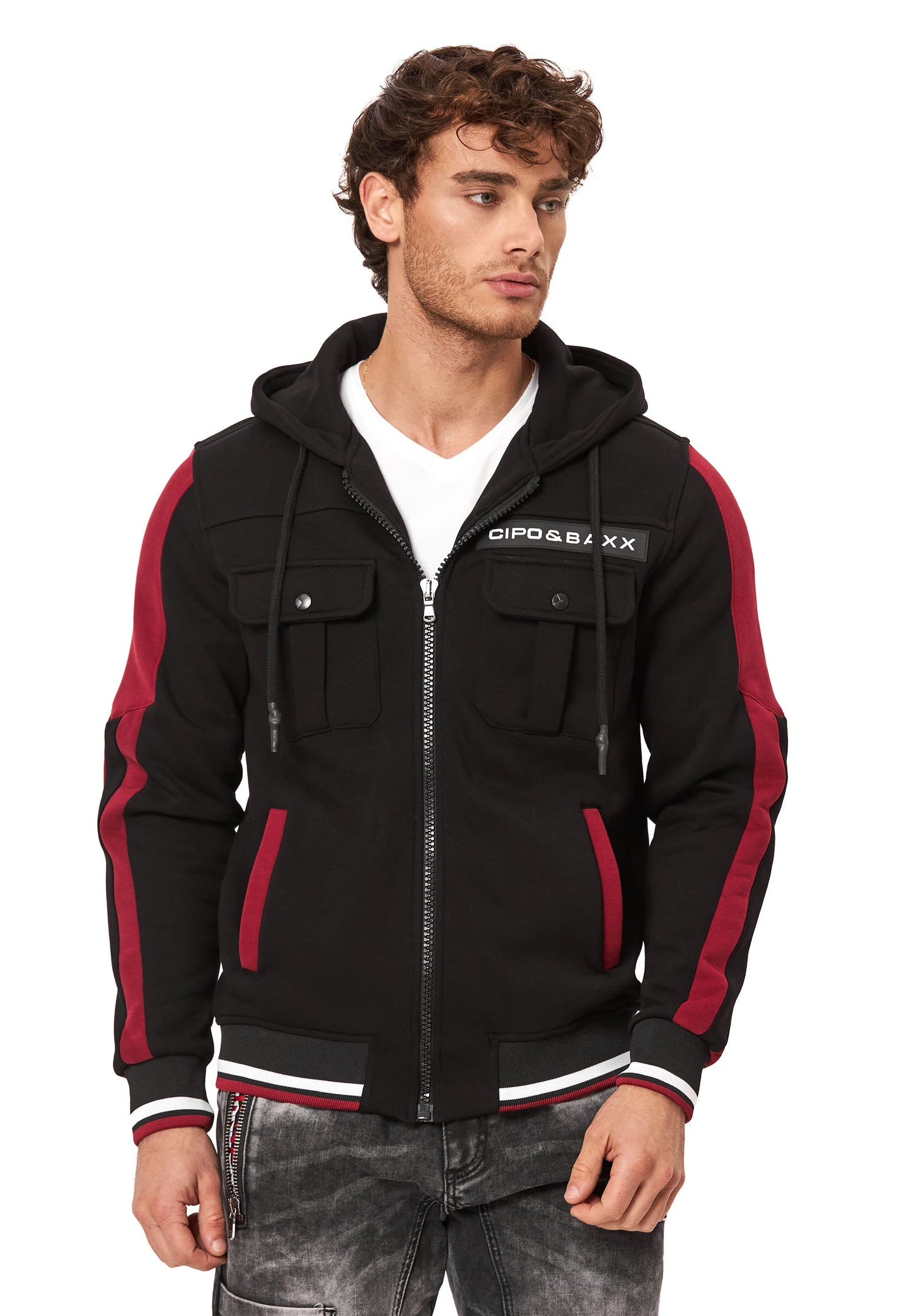 Cipo & Baxx VIBE Herren Kapuzen Hoodi Sweatshirt CL586