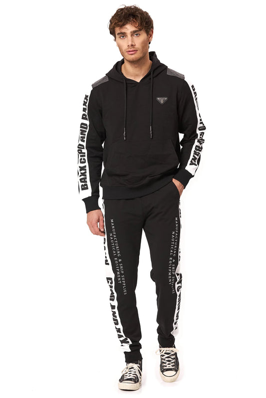 Cipo & Baxx BRENTWOOD Herren Trainingsanzug Sweatshirt + Jogginghose  CLR162