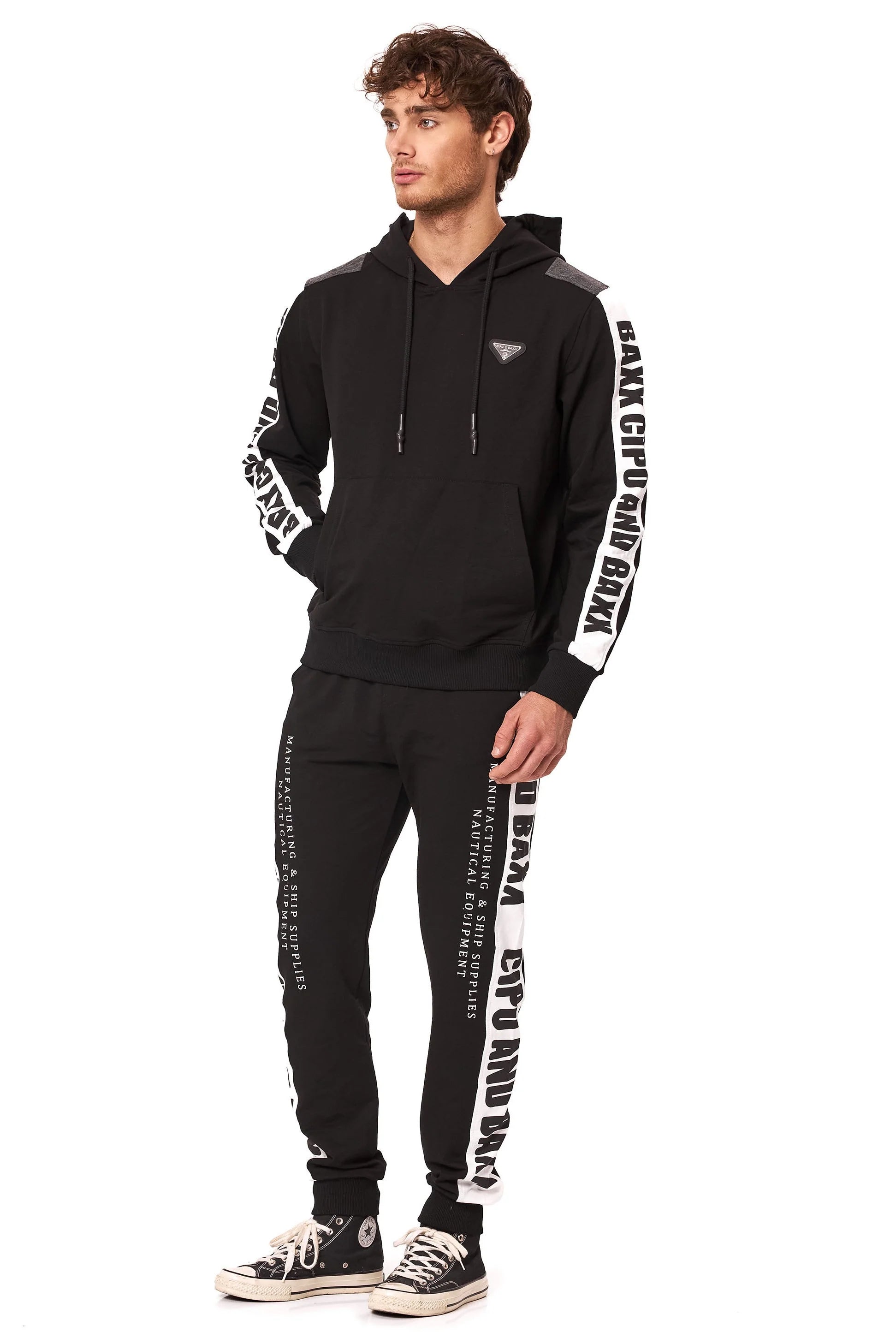 Cipo & Baxx BRENTWOOD Herren Trainingsanzug Sweatshirt + Jogginghose  CLR162 - Persvision