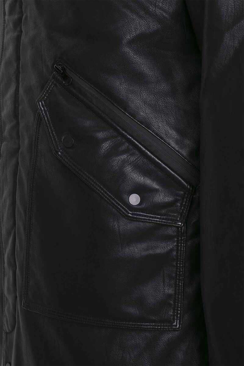 Cipo & Baxx SIRO Herren Ledermantel CM148