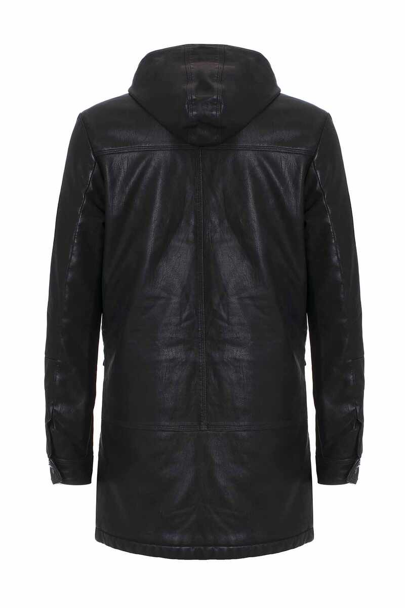Cipo & Baxx SIRO Herren Ledermantel CM148