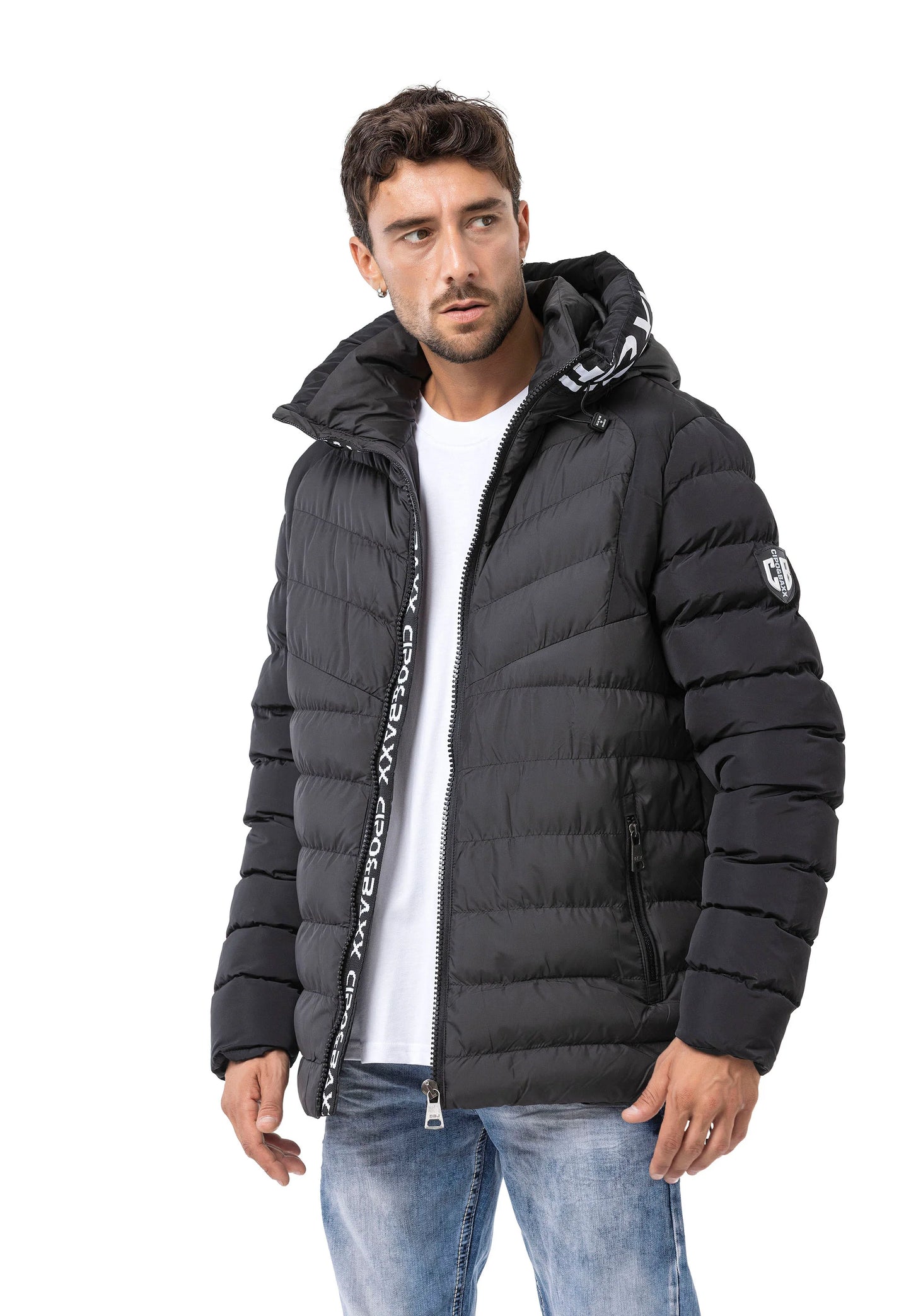 Cipo & Baxx ELIAS Herren Steppjacke black CM185