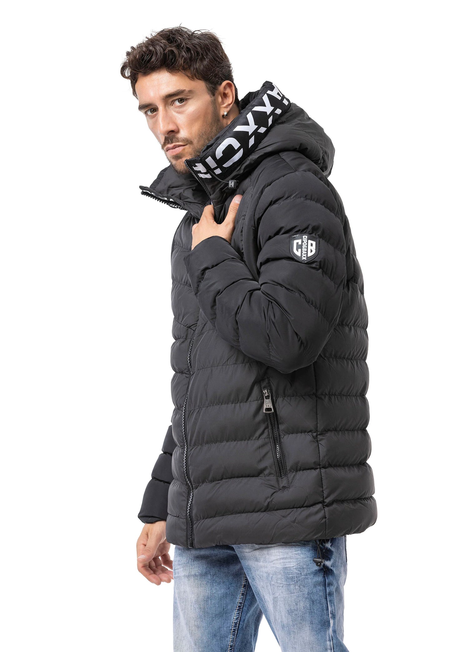 Cipo & Baxx ELIAS Herren Steppjacke black CM185