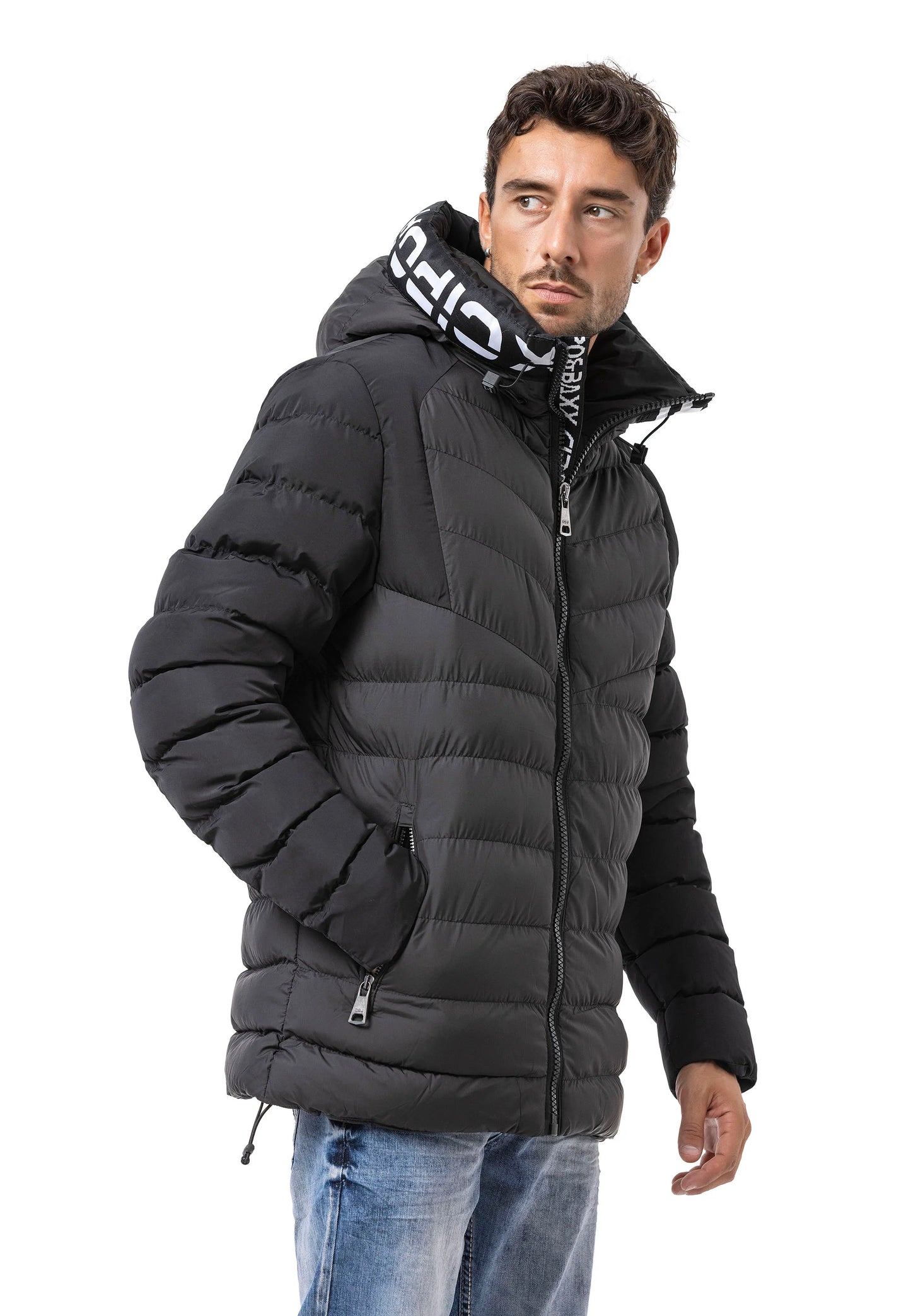 Cipo & Baxx ELIAS Herren Steppjacke black CM185