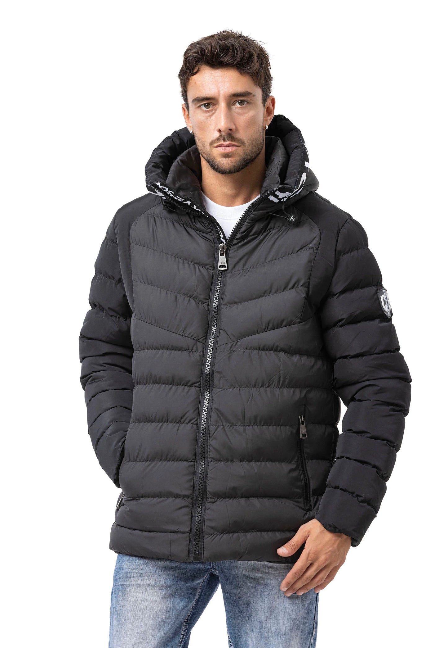 Cipo & Baxx ELIAS Herren Steppjacke black CM185