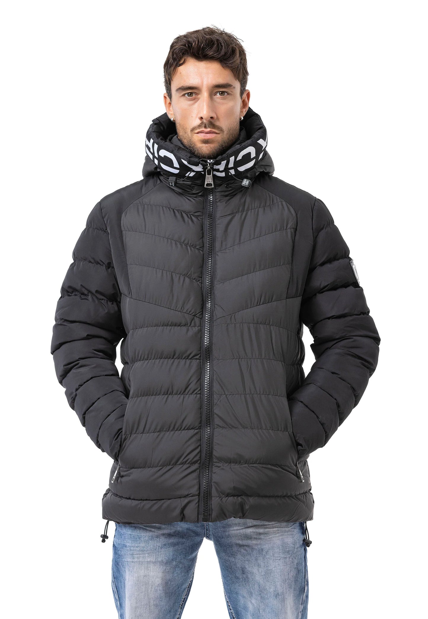 Cipo & Baxx ELIAS Herren Steppjacke black CM185