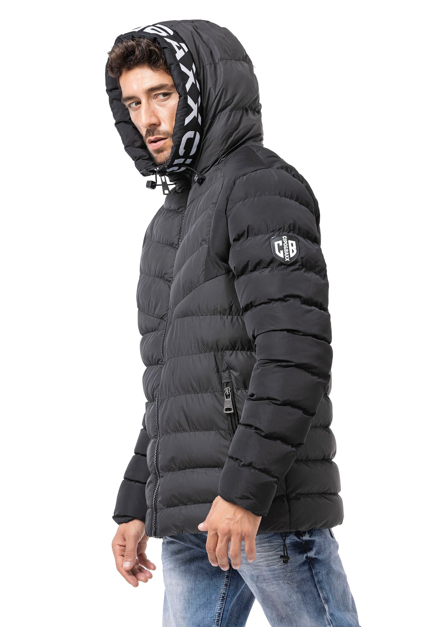 Cipo & Baxx ELIAS Herren Steppjacke black CM185