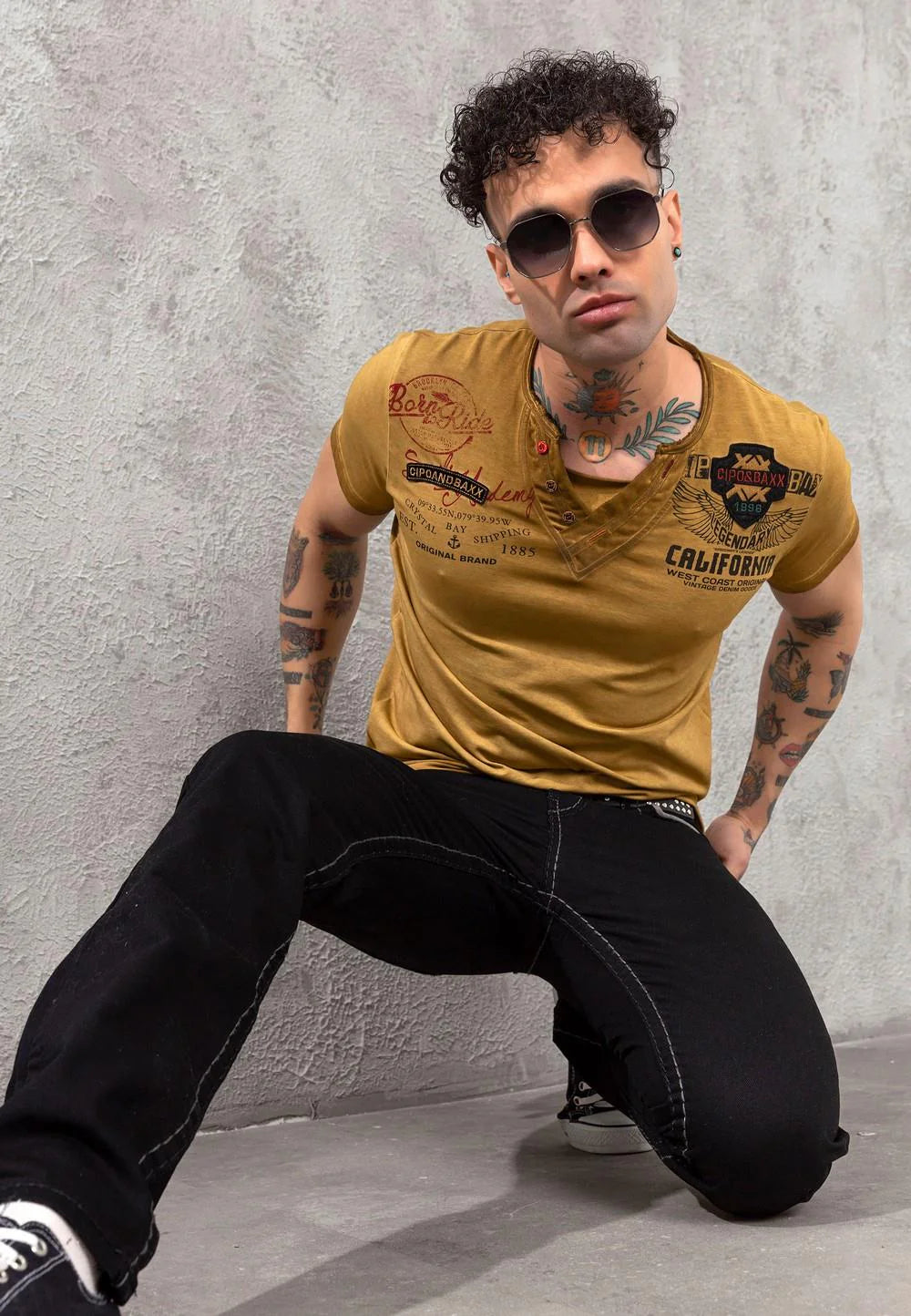 Cipo & Baxx WELCO Herren T-Shirt CT783