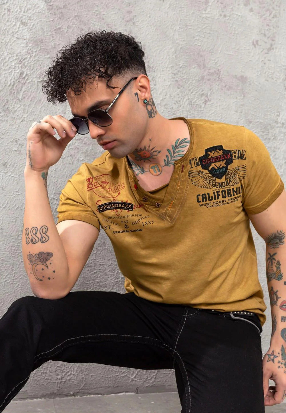 Cipo & Baxx WELCO Herren T-Shirt CT783