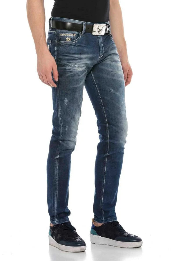 Cipo &amp; Baxx CONNECT men's jeans denim CD555
