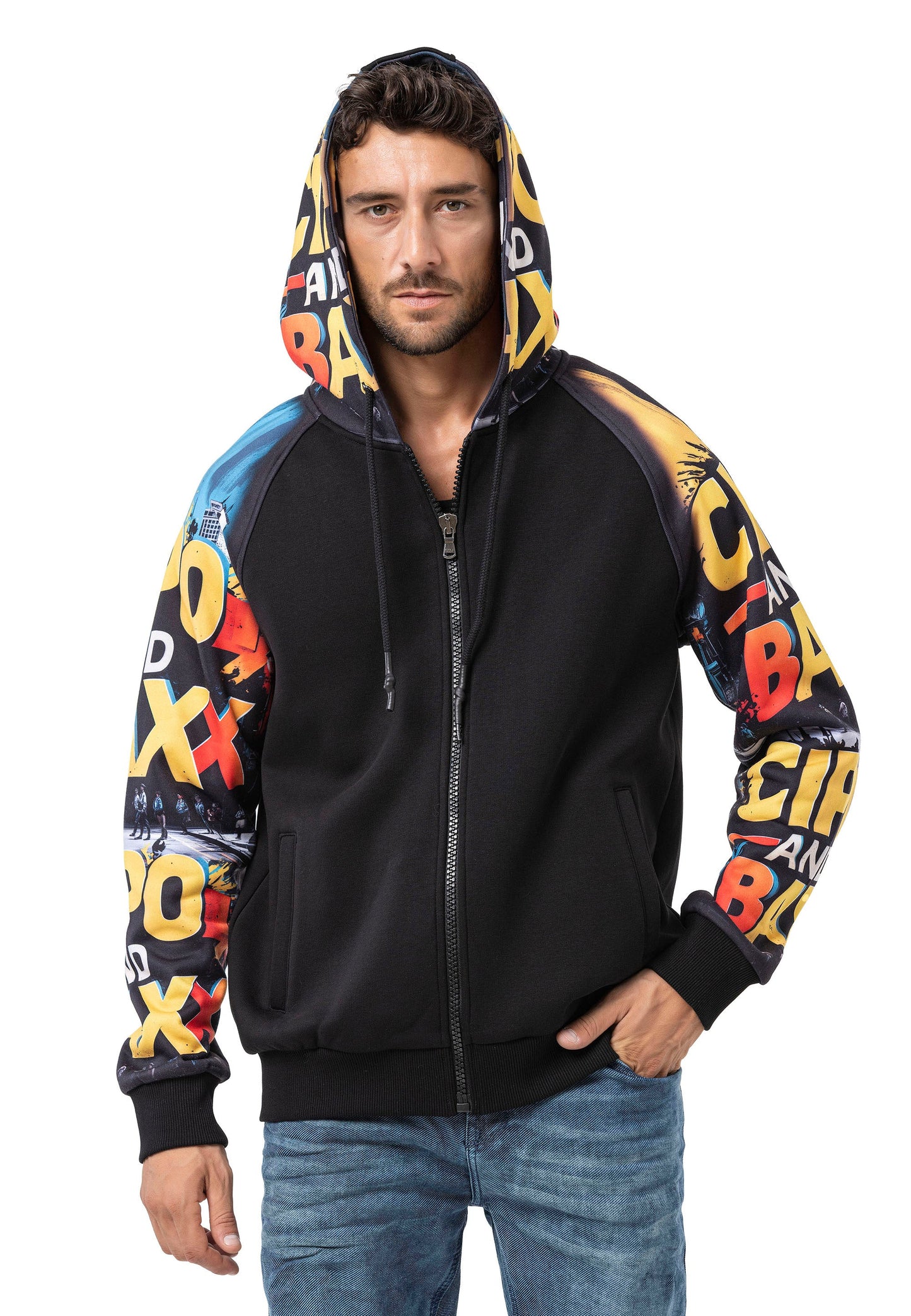 Cipo & Baxx METRO Herren Kapuzen Hoodi Sweatshirt CL589
