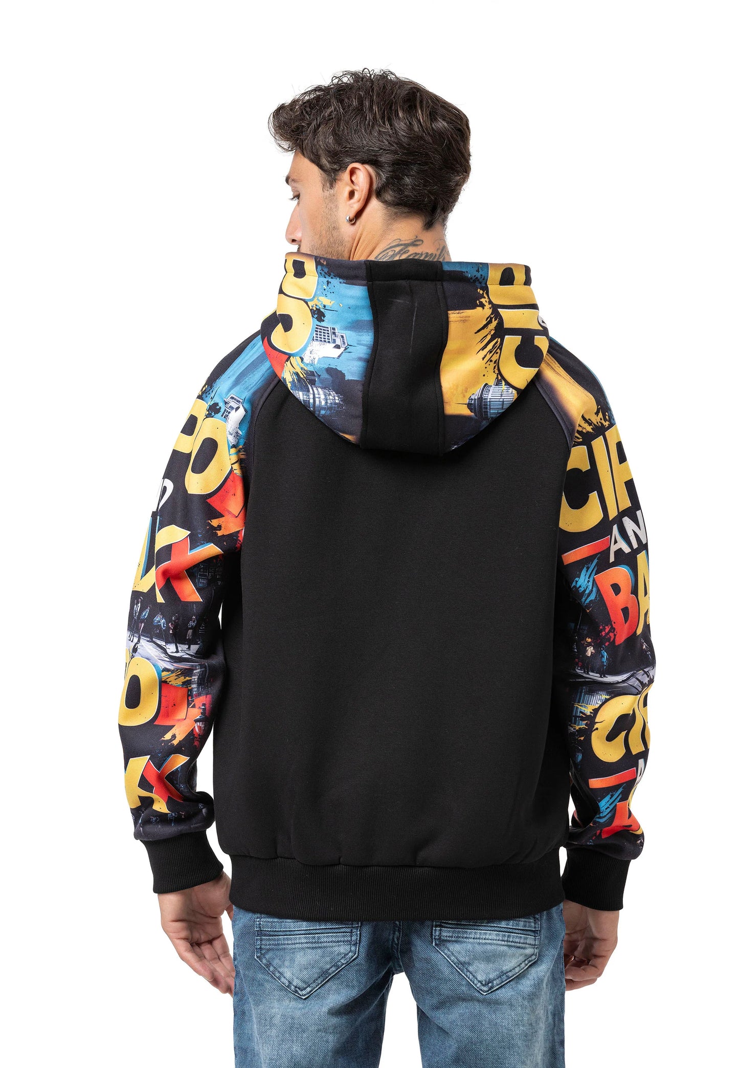 Cipo & Baxx METRO Herren Kapuzen Hoodi Sweatshirt CL589