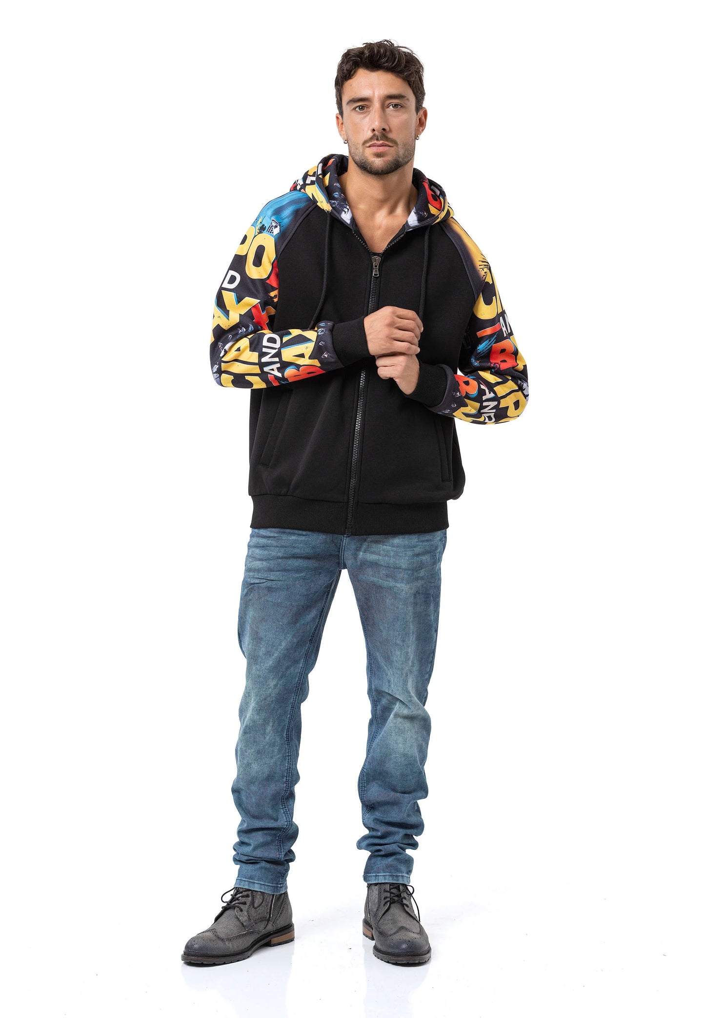 Cipo & Baxx METRO Herren Kapuzen Hoodi Sweatshirt CL589