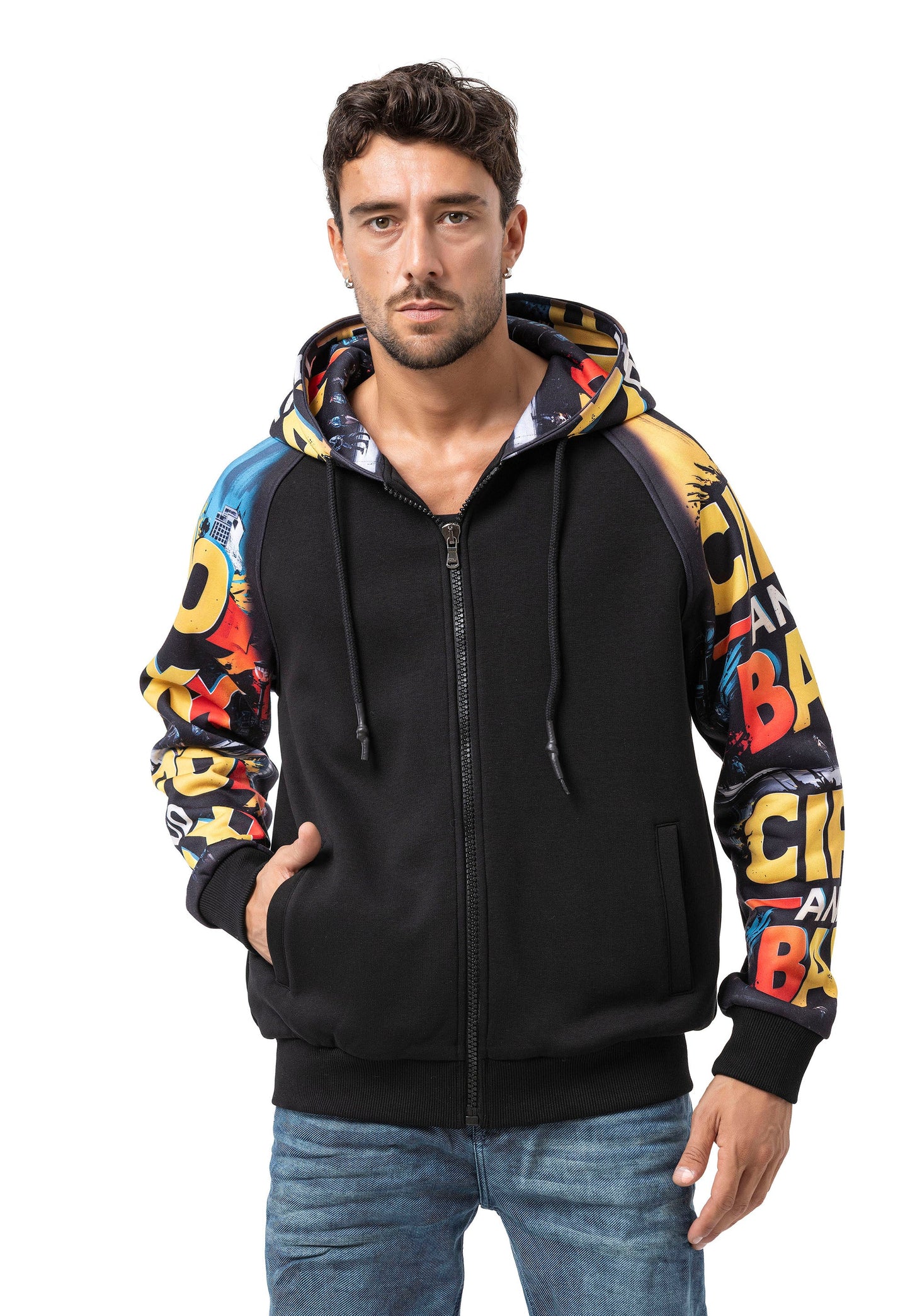 Cipo & Baxx METRO Herren Kapuzen Hoodi Sweatshirt CL589