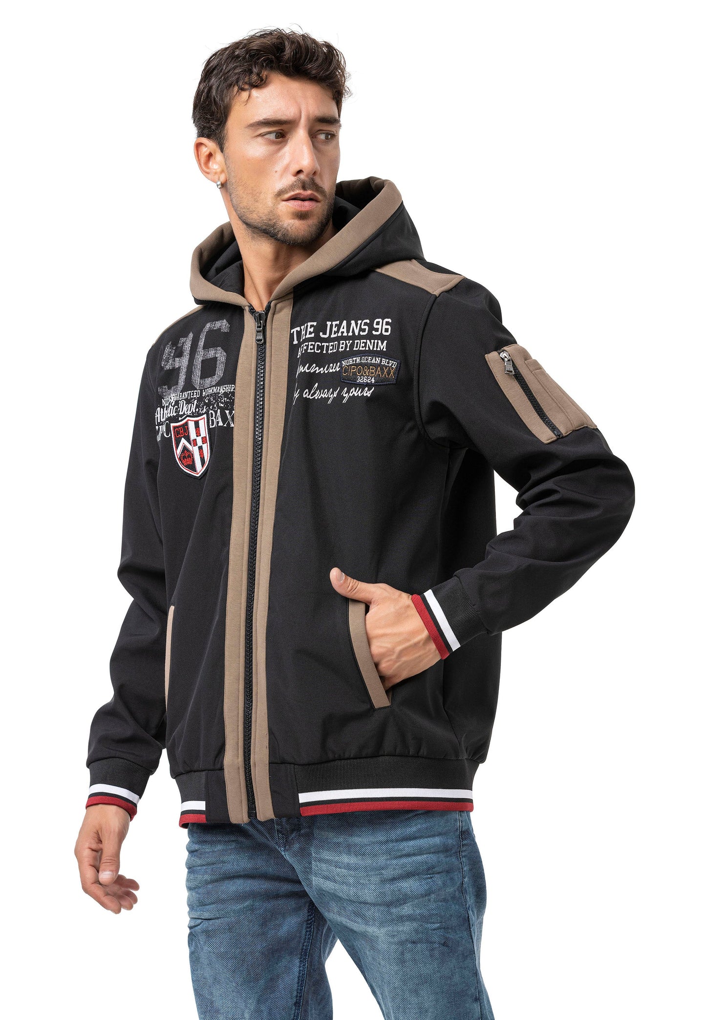 Cipo & Baxx NEVIS Herren Kapuzen Sweatshirt CL592