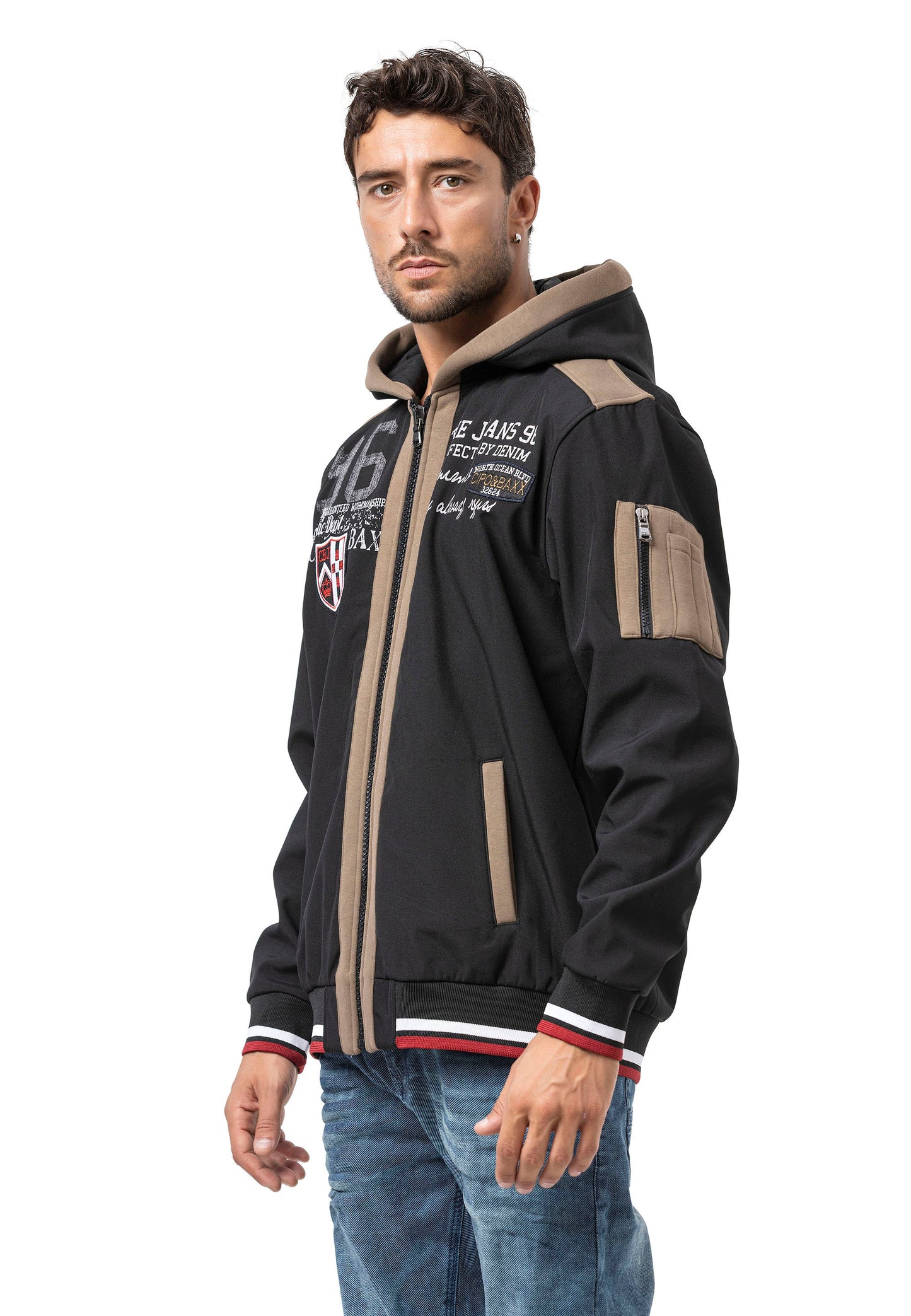 Cipo & Baxx NEVIS Herren Kapuzen Sweatshirt CL592