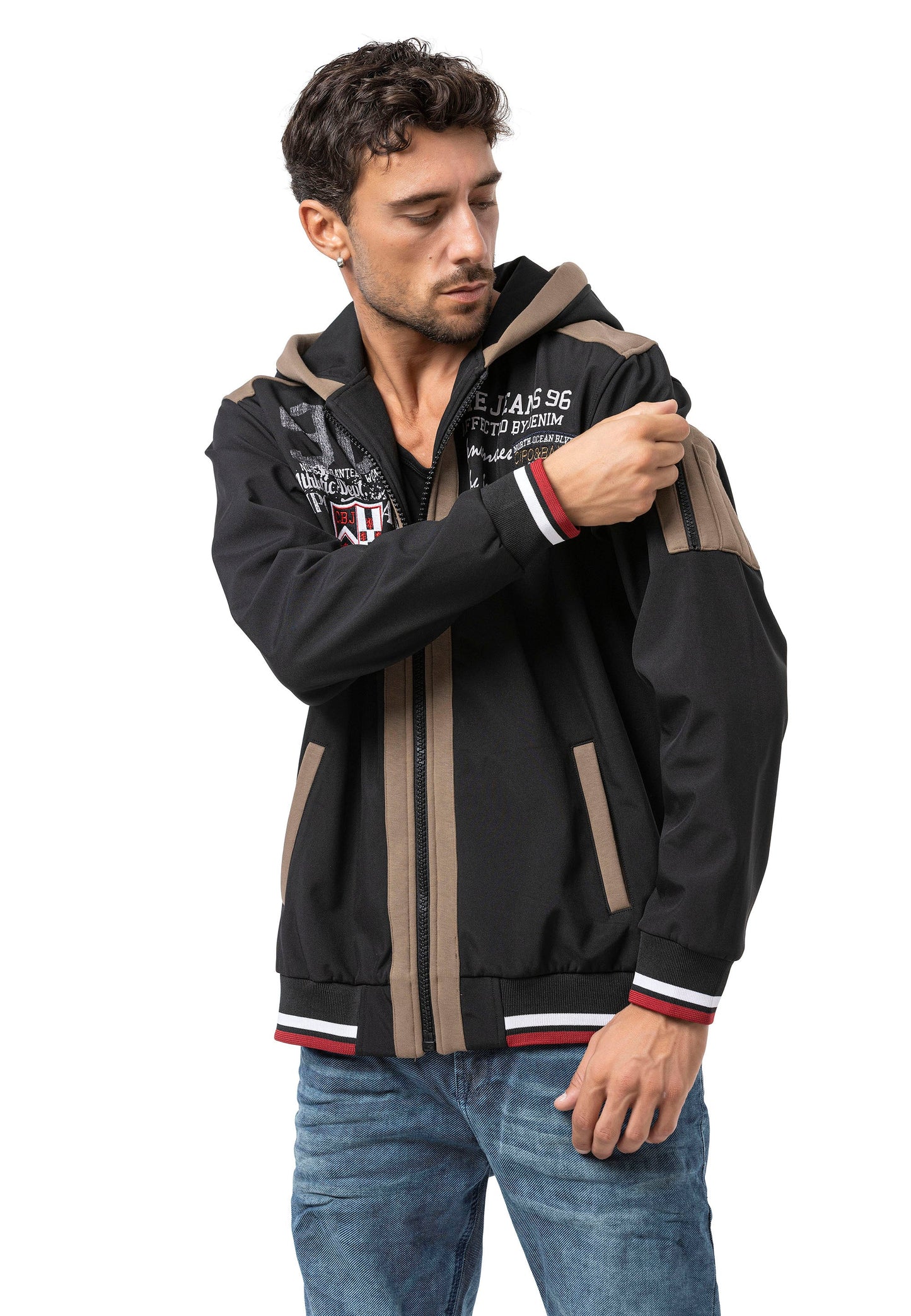 Cipo & Baxx NEVIS Herren Kapuzen Sweatshirt CL592