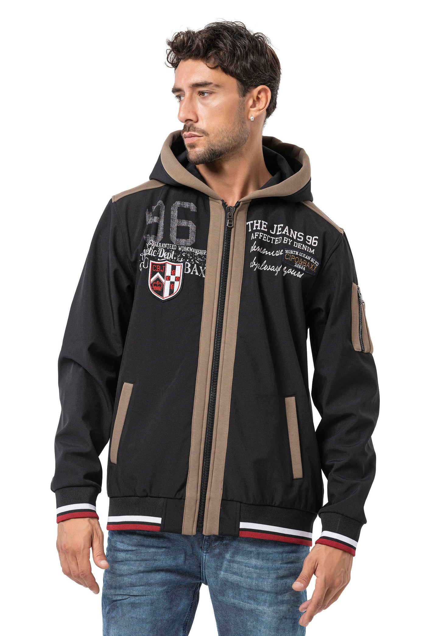 Cipo & Baxx NEVIS Herren Kapuzen Sweatshirt CL592