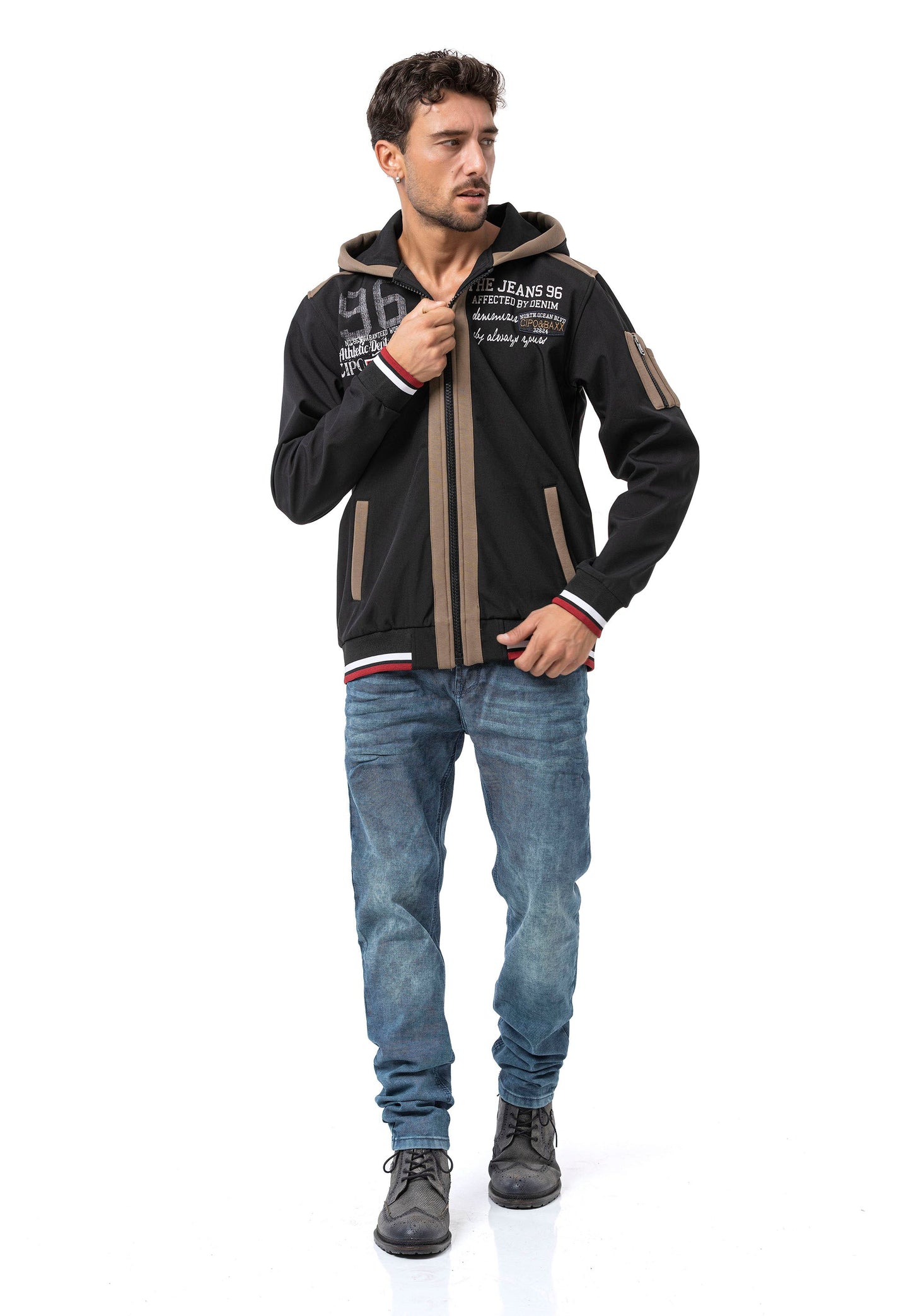 Cipo & Baxx NEVIS Herren Kapuzen Sweatshirt CL592