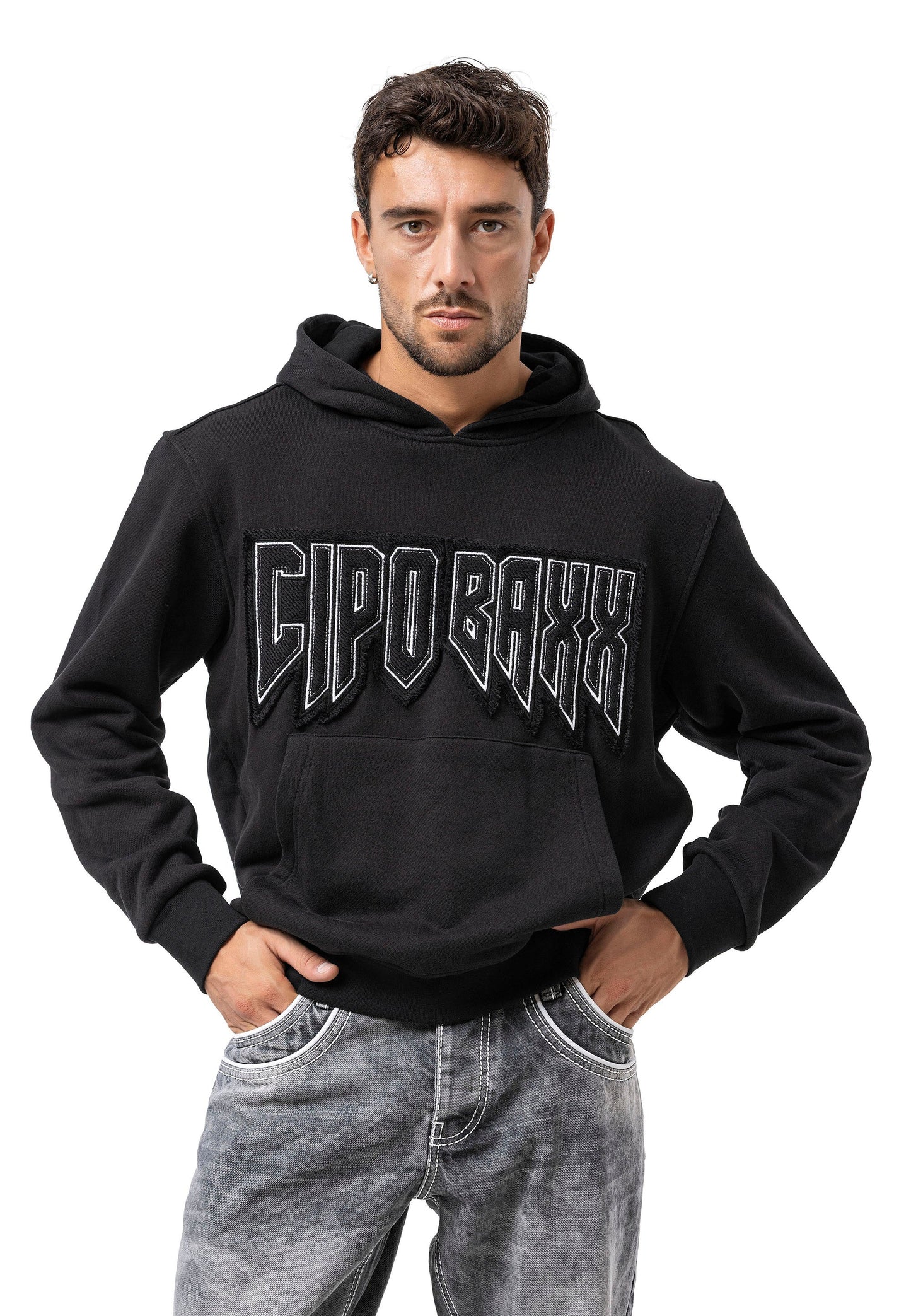 Cipo & Baxx ZAID Herren Kapuzen Hoodi Sweatshirt CL560