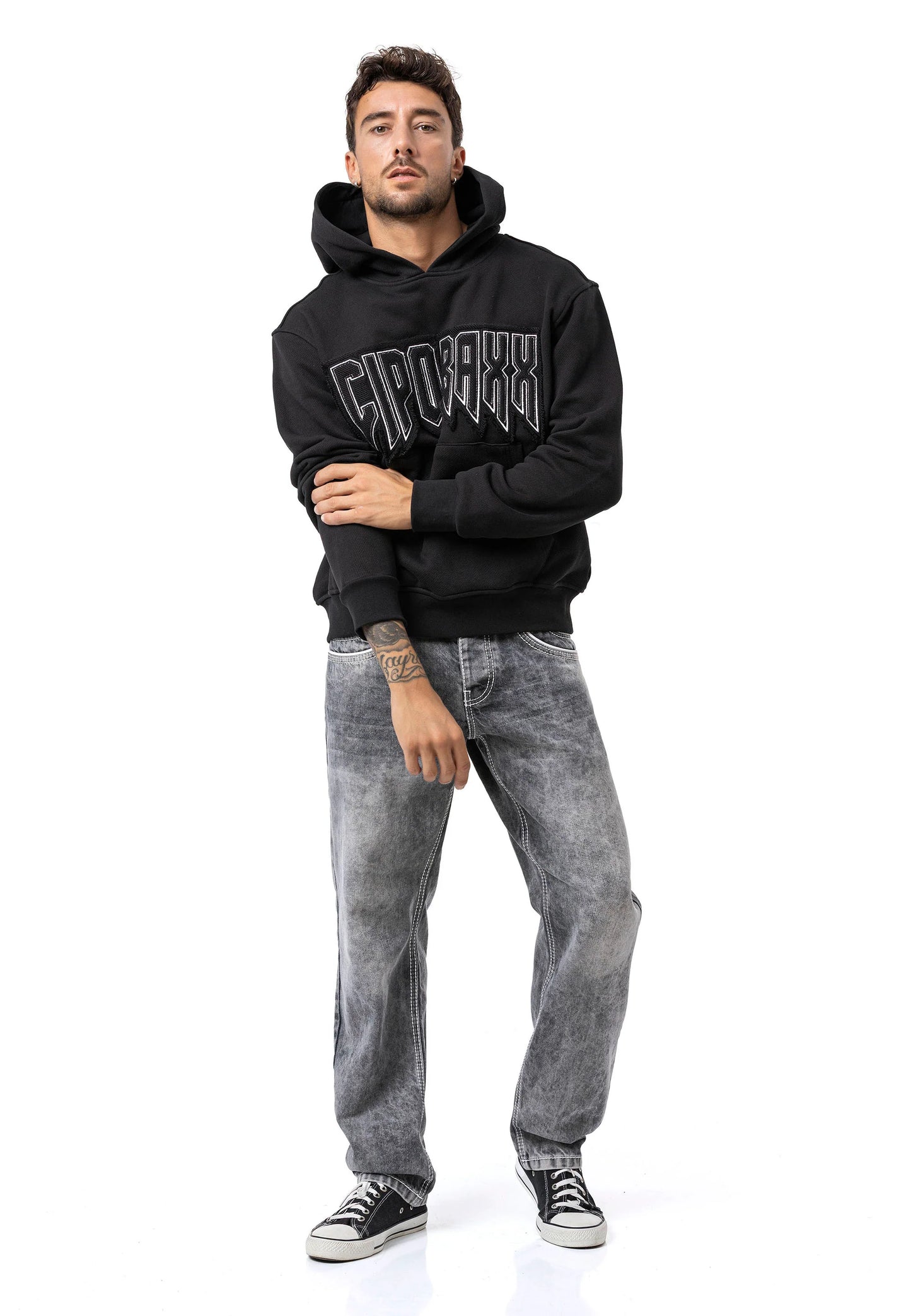Cipo & Baxx ZAID Herren Kapuzen Hoodi Sweatshirt CL560