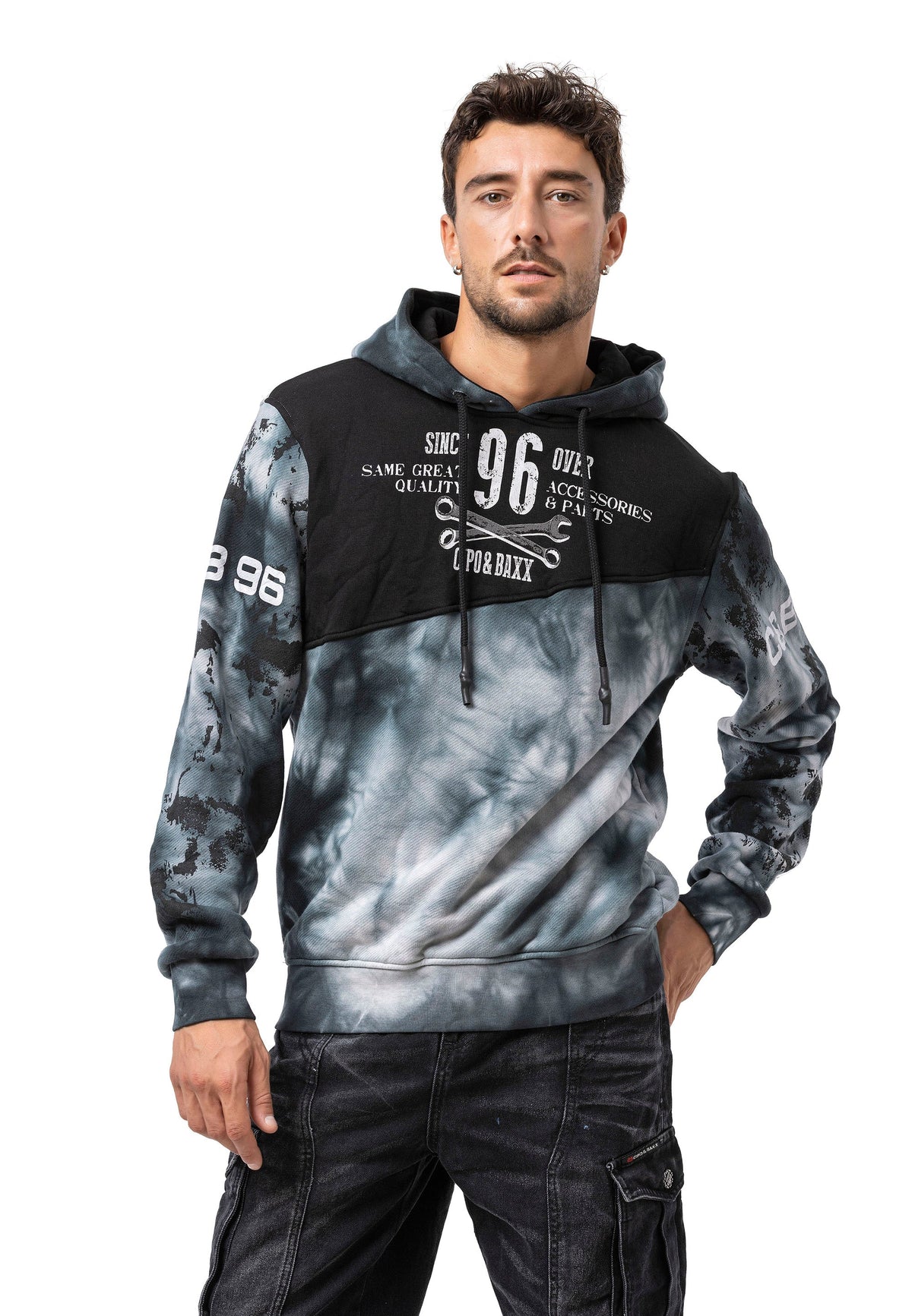 Cipo & Baxx SENA Herren Kapuzen Sweatshirt CL593