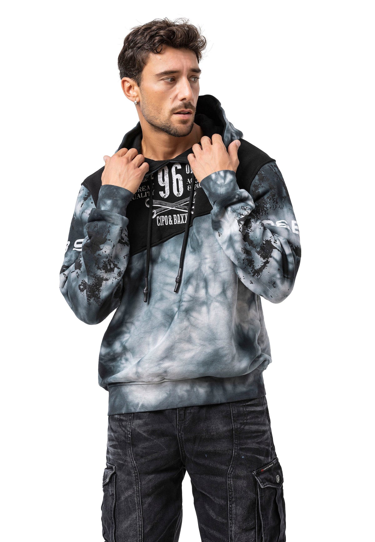 Cipo & Baxx SENA Herren Kapuzen Sweatshirt CL593