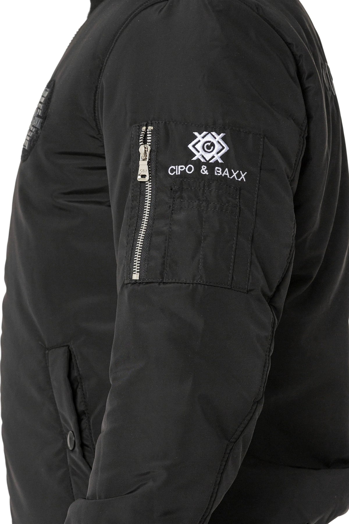 Cipo & Baxx CIS Herren Bomberjacke Kapuze CM135