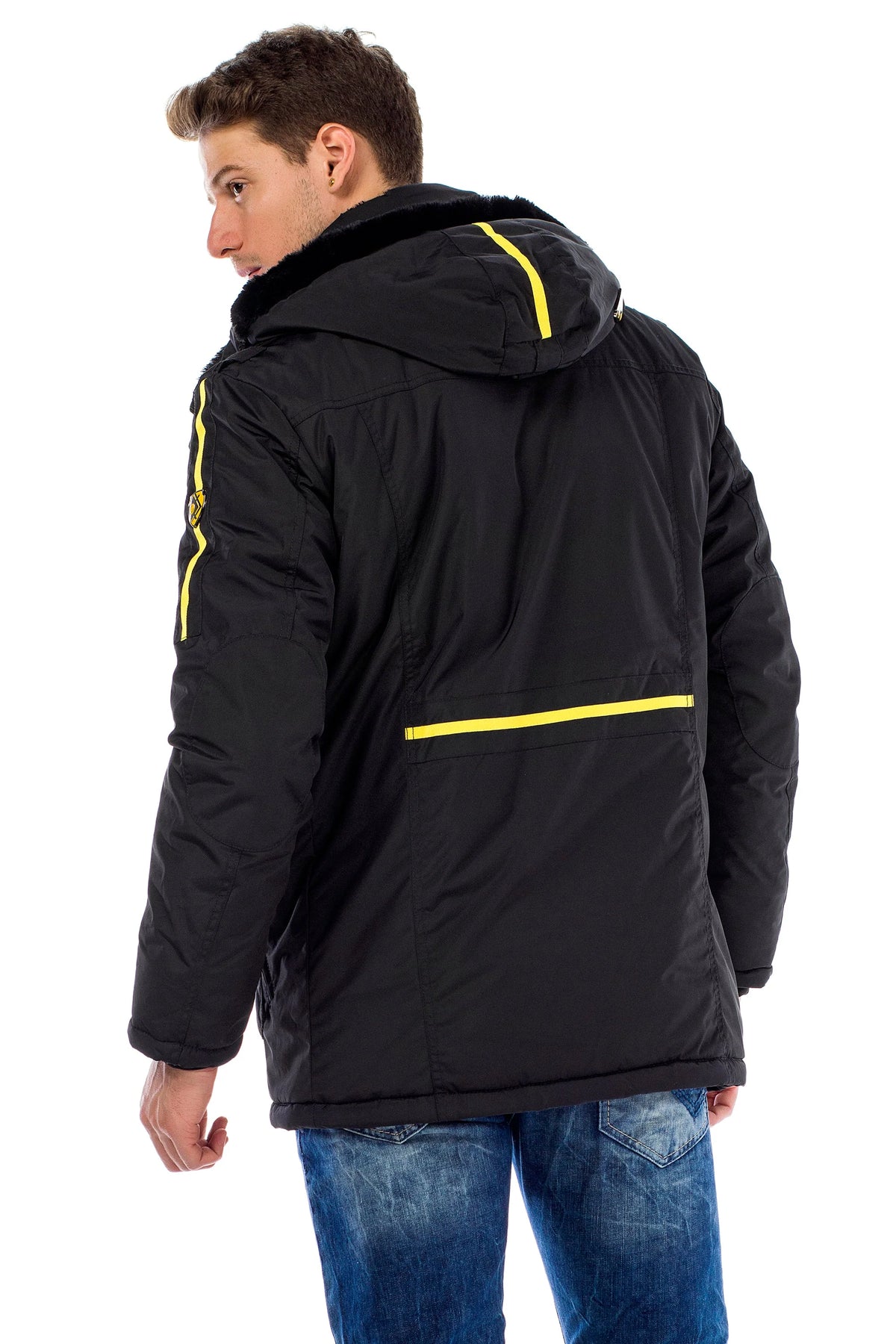 Cipo & Baxx HIGHLAND Herren Parkerjacke CM130 black