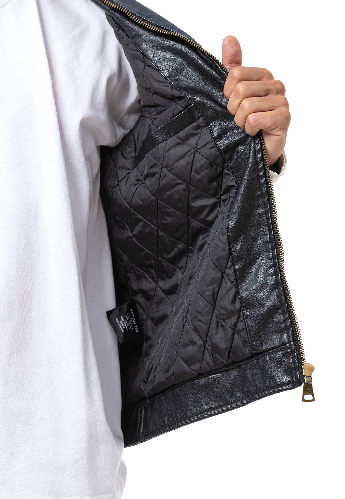 Cipo & Baxx FLASH Herren Lederjacke CM230