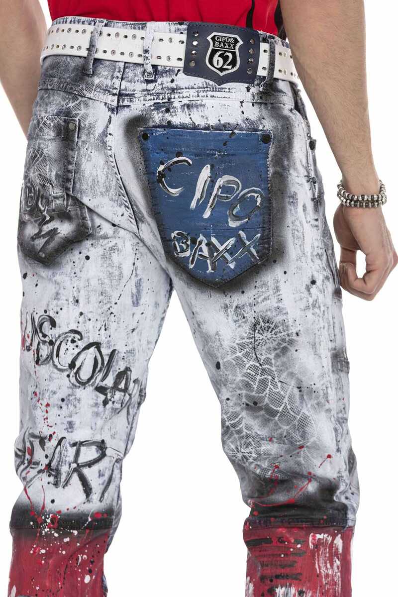 Cipo & Baxx TRON Herren Jeans Denim CD683