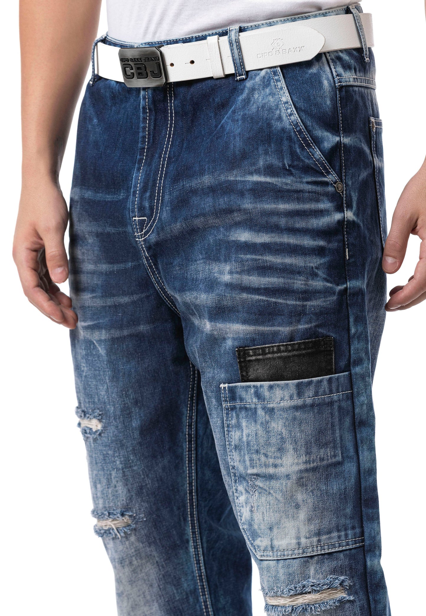 Cipo & Baxx COLWOOD Herren Baggy Jeans Denim CD907
